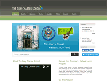 Tablet Screenshot of graycharterschool.com